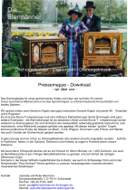 Das Drehorgelspiel ist unser gemeinsames Hobby und zwar seit nunmehr 20 Jahren. Unser besonderes Markenzeichen ist das Synchronspiel, es erfordert �u�erste Konzentration von  beiden Spielern. Wir spielen neben zwei kleineren Orgeln zwei ganz besondere Konzert-Orgeln mit jeweils 45  T onstufen  und 4 Registern: Es sind eine Bruns-T rompetenorgel und eine Hofbauer Klarinettenorgel. Beide Drehorgeln sind ganz  seltene Exemplare - die Klarinettenorgel ist ein absolutes Unikat und die Bruns-T rompetenorgel wurde  weltweit nur dreimal gebaut. Es sind technisch wie handwerklich aufwendig gestaltete Instrumente (rein  mechanisch, ohne Elektronik),sorgsam geh�tet und gepﬂegt. Mit diesen beiden �gro�en� Orgeln  k�nnen problemlos W erke der Klassik von Bach, V erdi, W agner , Schumann oder Flotow und H�ndel  wie auch Chor�le der Kirchenmusik gespielt werden. In ganz Europa sind wir schon zu Drehorgelfestivals oder anderen Events eingeladen worden.  Auftritte  in Frankreich, Italien, in der Schweiz, �sterreich und Holland, ja sogar in Finnland waren unsere  Stationen. Als besonderer H�hepunkt denken wir an ein Konzert im Ulmer M�nster vor 1.200 Zuh�rern, wie auch  an Beneﬁzkonzerte in der V illinger Benediktinerkirche zu gunsten und zum Erhalt der dortigen  Silbermann-Orgel. Konzerte in der Kaiser-Wilhelm-Ged�chtniskirche in Berlin, wie auch im Schleswiger Dom und in der  Norderstedter �Paul-Gerhard�-Kirche geh�ren zu unseren herausragenden, beeindruckenden  musikalischen Erlebnissen! Kontakt:   Jeanette und Peter Biermann Schwarzwaldstra�e 3, D-78141 Sch�nwald T el./Fax: +49 (0) 7722-1430 email:  post@die-biermaenner-drehorgeln.de Internet:  www .die-biermaenner-drehorgeln.de Pressemappe - Download  - wir �ber uns -  Die Bierm�nner Drehorgelspieler - Drehorgeln - Drehorgelmusik